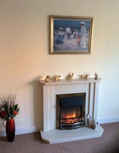 Genoa marble fireplace
