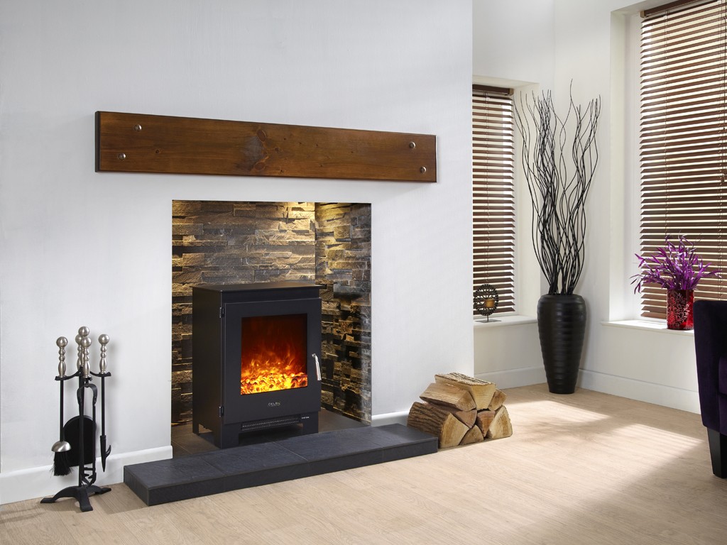 Celsi Electristove XD Metal 1 Electric Stove - Debrett Fires The Electristove XD Metal 1 uses improved technology to create a stunning extra deep fuel bed and high definition flame picture.